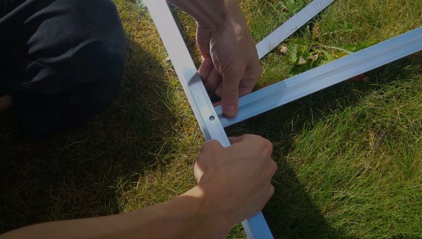 Как построить теплицу из алюминиевого