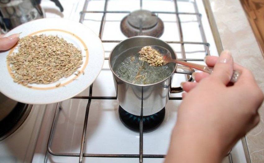 Приготування відвару з насіння анісу Приготування відвару з насіння анісу