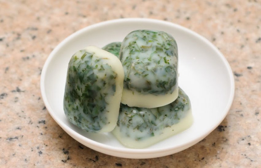 Заморозка кінзи в рослинному маслі Заморозка кінзи в рослинному маслі