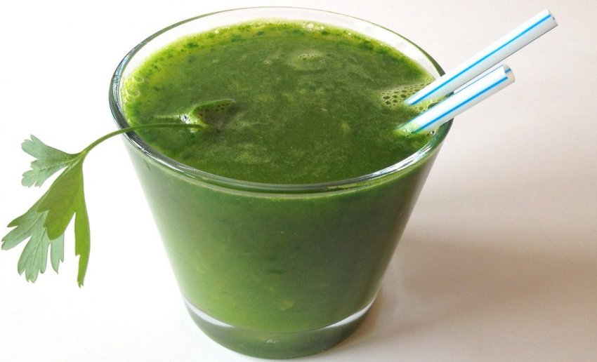 Сік петрушки для схуднення