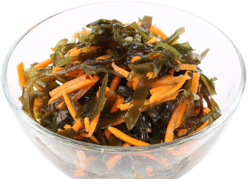 Салат з моркви з морською капустою