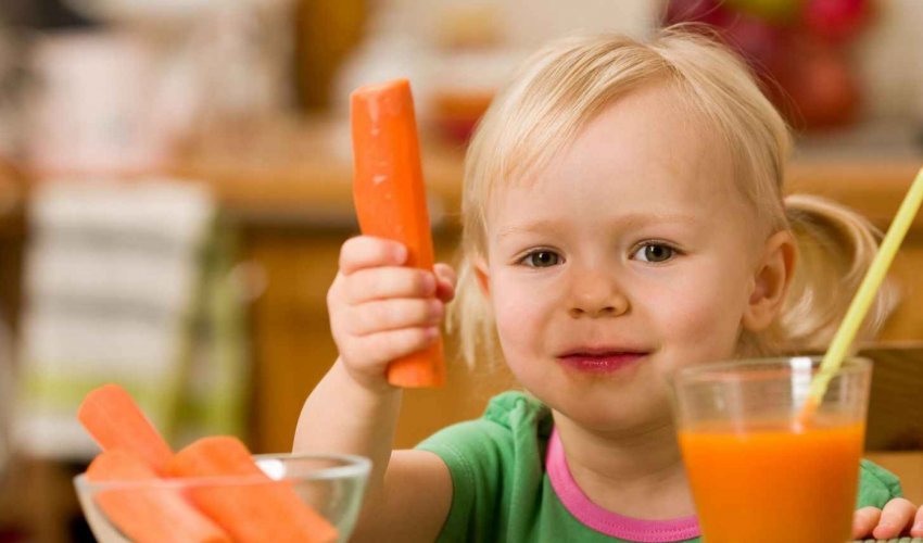 Морковный сок для детей