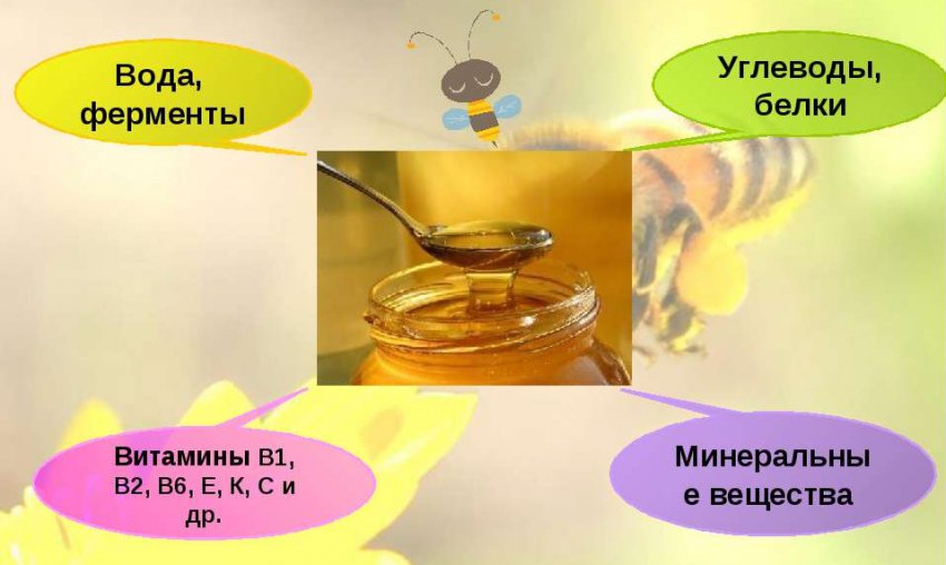 Состав мёда