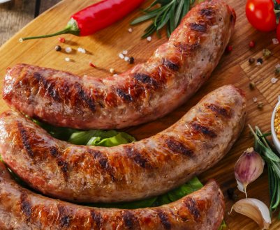 В центрі Калінінграда з'їли тонни святкової ковбаси