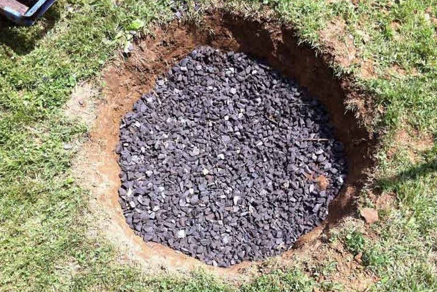 Використання дренажу в посадковій ямі