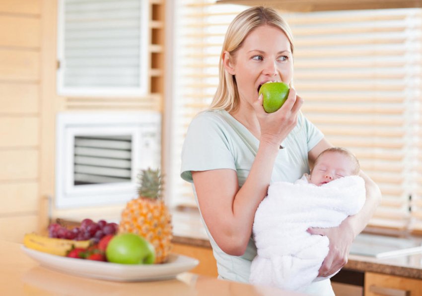 Яблоки при беременности и кормлении грудью