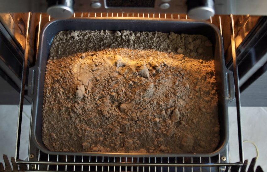 Прожарювання грунту в духовці Прожарювання грунту в духовці