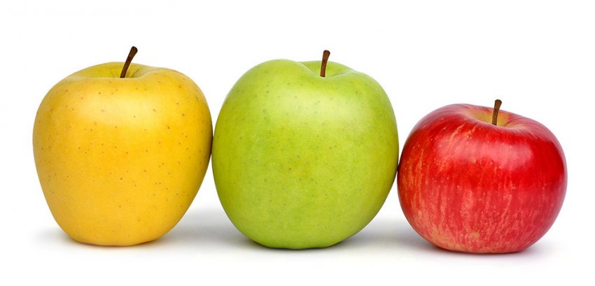 Калорийность разных яблок