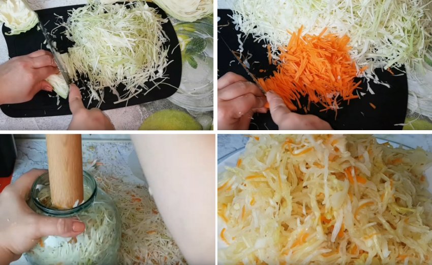 Процес засолювання капусти Процес засолювання капусти