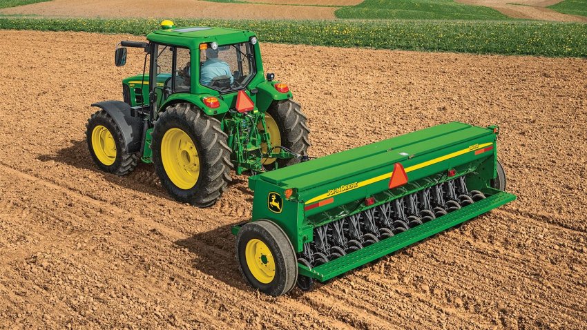 Український фермер самостійно сконструював сівалку по технології Овсинского