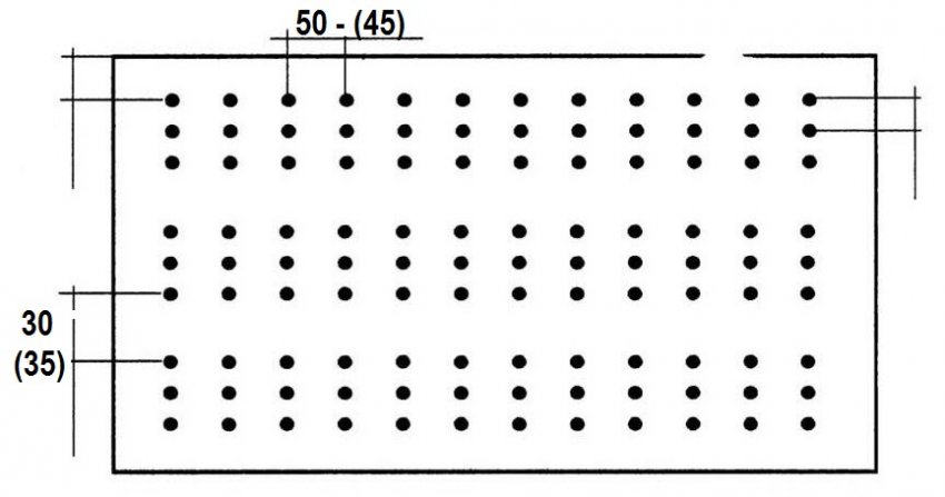 Схема посадки насіння в грунт Схема посадки насіння в грунт