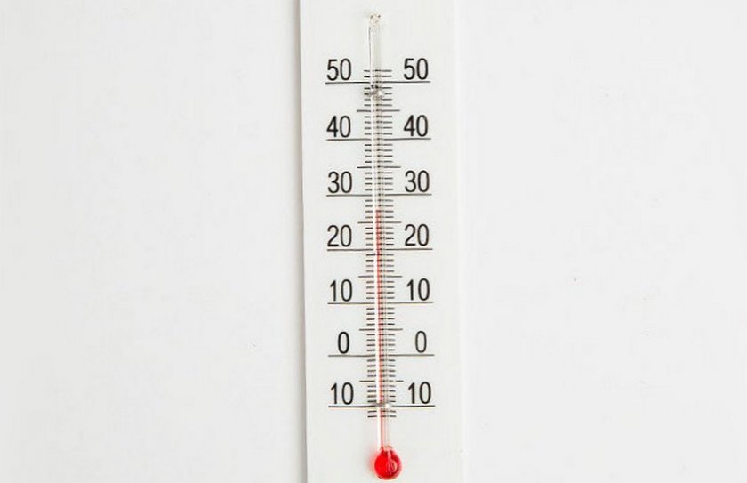 температура в комнате в диапазоне +18. +22°C