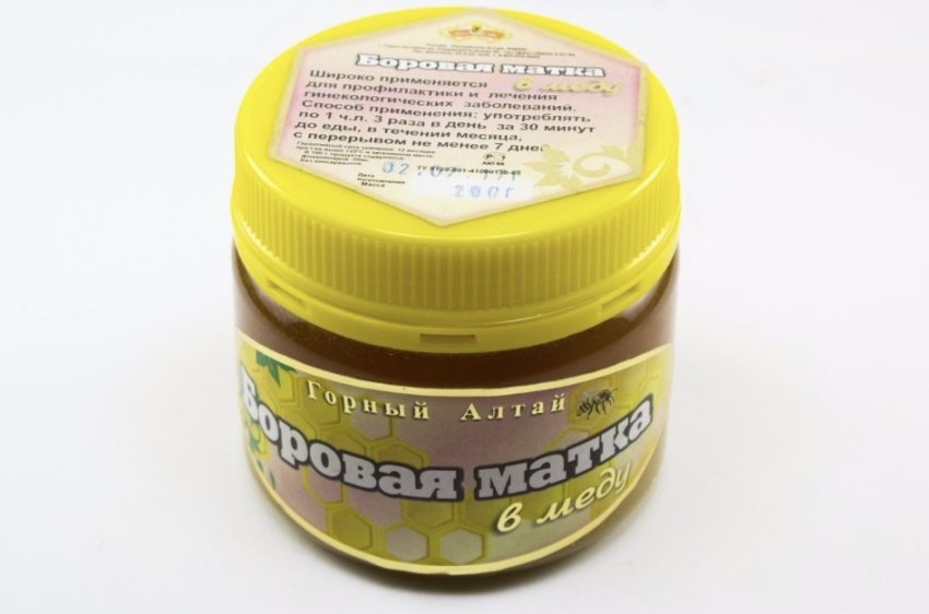 Мёд с боровой матко