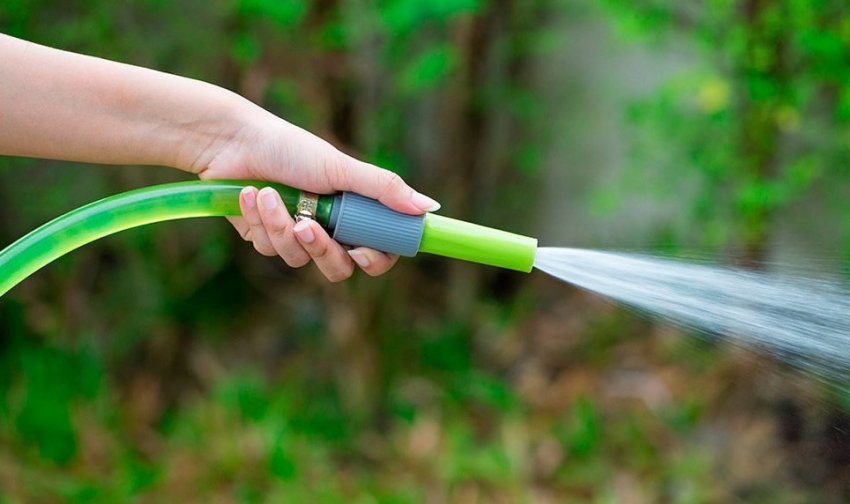 Полив з шланга Полив з шланга