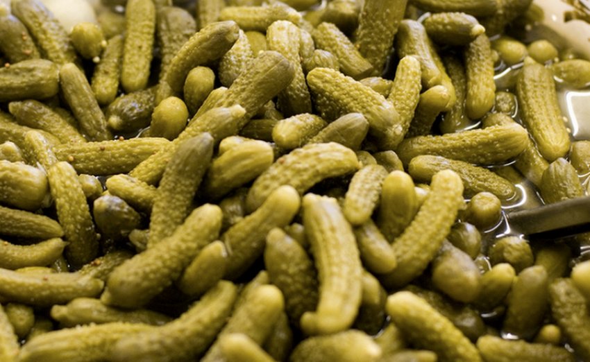 Солоні корнішони