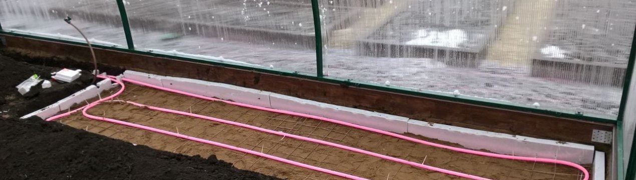 Як зробити теплу підлогу в теплиці своїми руками