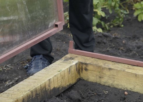 Як правильно встановити теплицю з полікарбонату на брус, оптимальний варіант