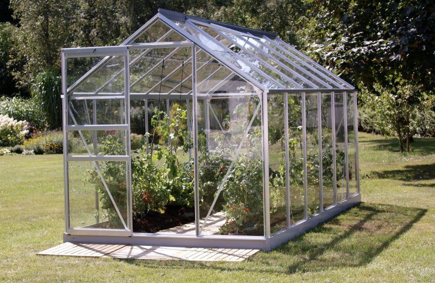 Англійська традиційна теплиця з алюмінієвого профілю