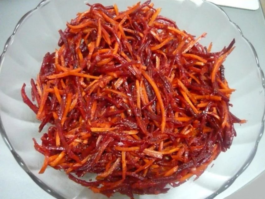 Рецепт свекла свежая и морковь