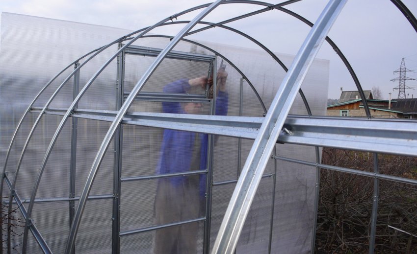 Алюмінієвий каркас для теплиці