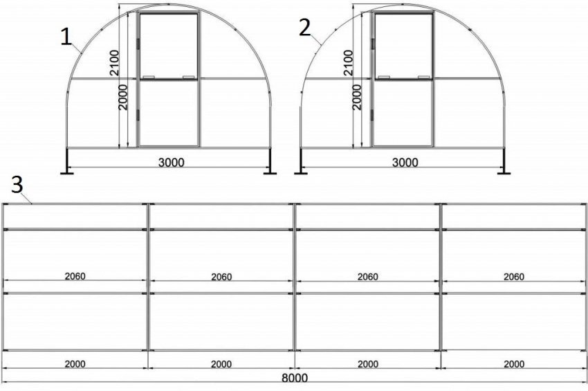Креслення арочної тієї