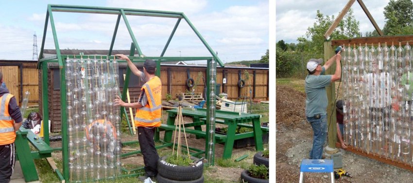 Збірка стін парника Збірка стін парника