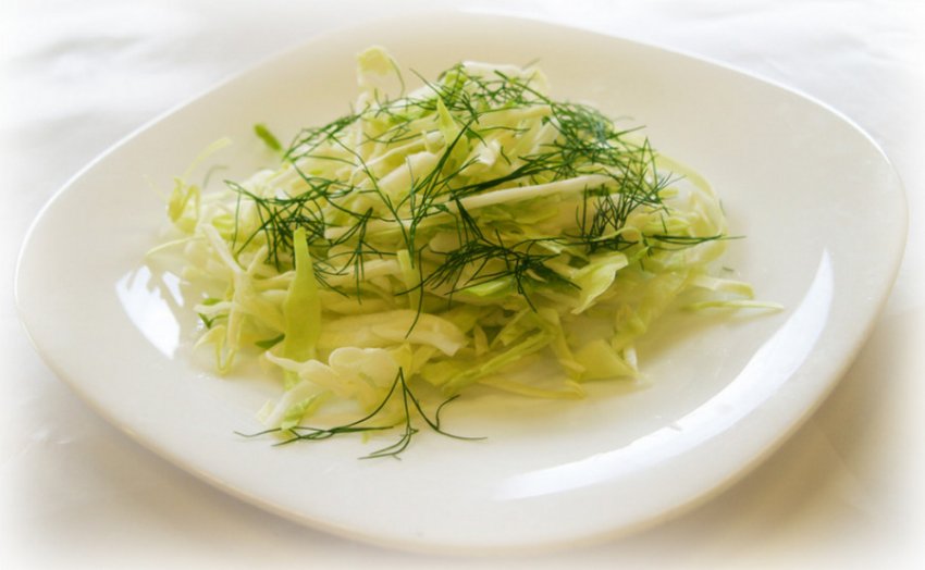 Капуста з кропом
