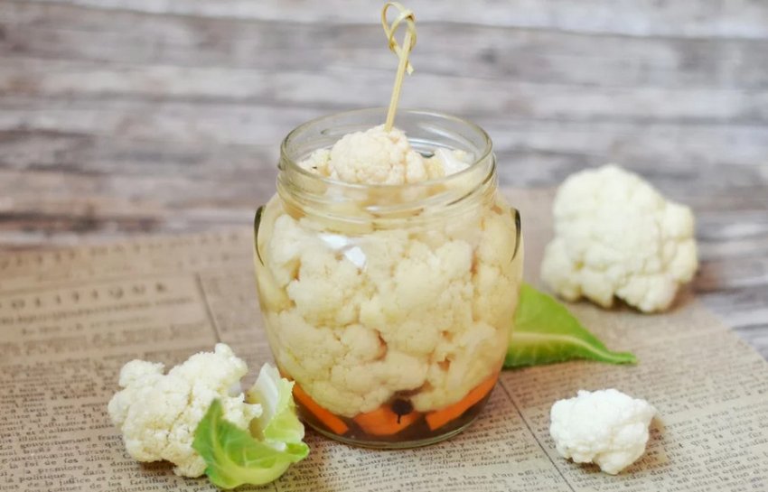 Маринована цвітна капуста Маринована цвітна капуста