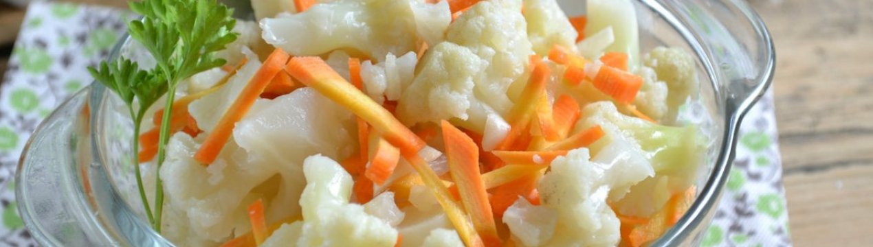 Найсмачніші рецепти заготовок цвітної капусти на зиму