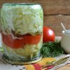 Капуста кусочками на зиму в банках