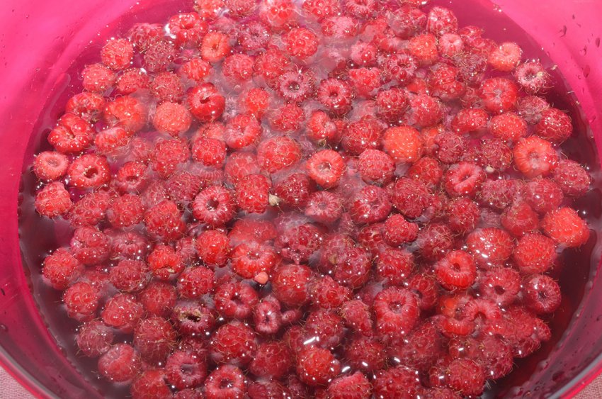 Підготовка малини до консервації Підготовка малини до консервації