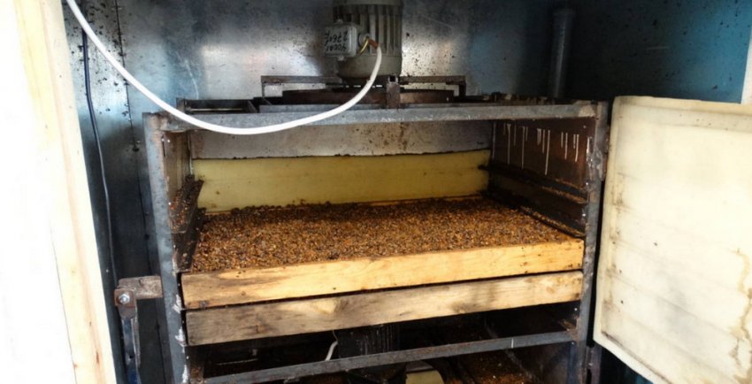 Конвективна сушка перги