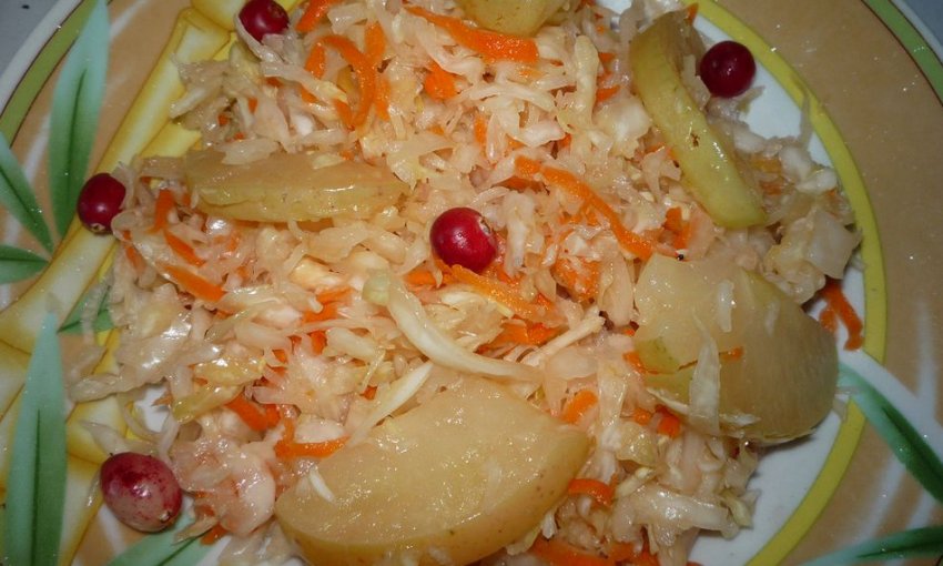 Капуста з журавлиною Капуста з журавлиною