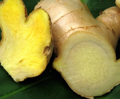 Чому імбир синій всередині