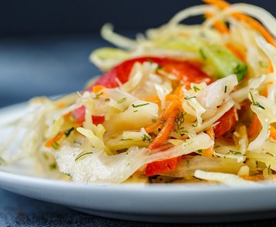 Капуста квашена з болгарським перцем