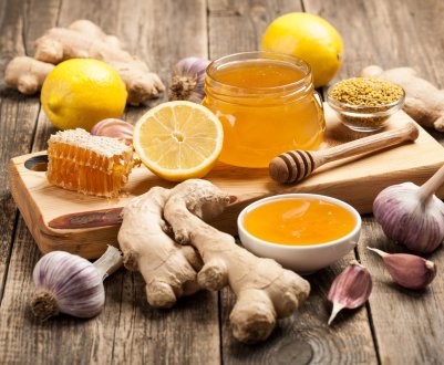 Імбир, лимон, часник для очищення судин при аневризмі