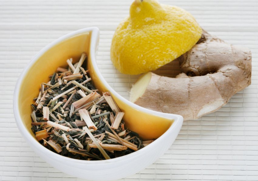 Зелений чай з імбиром Зелений чай з імбиром