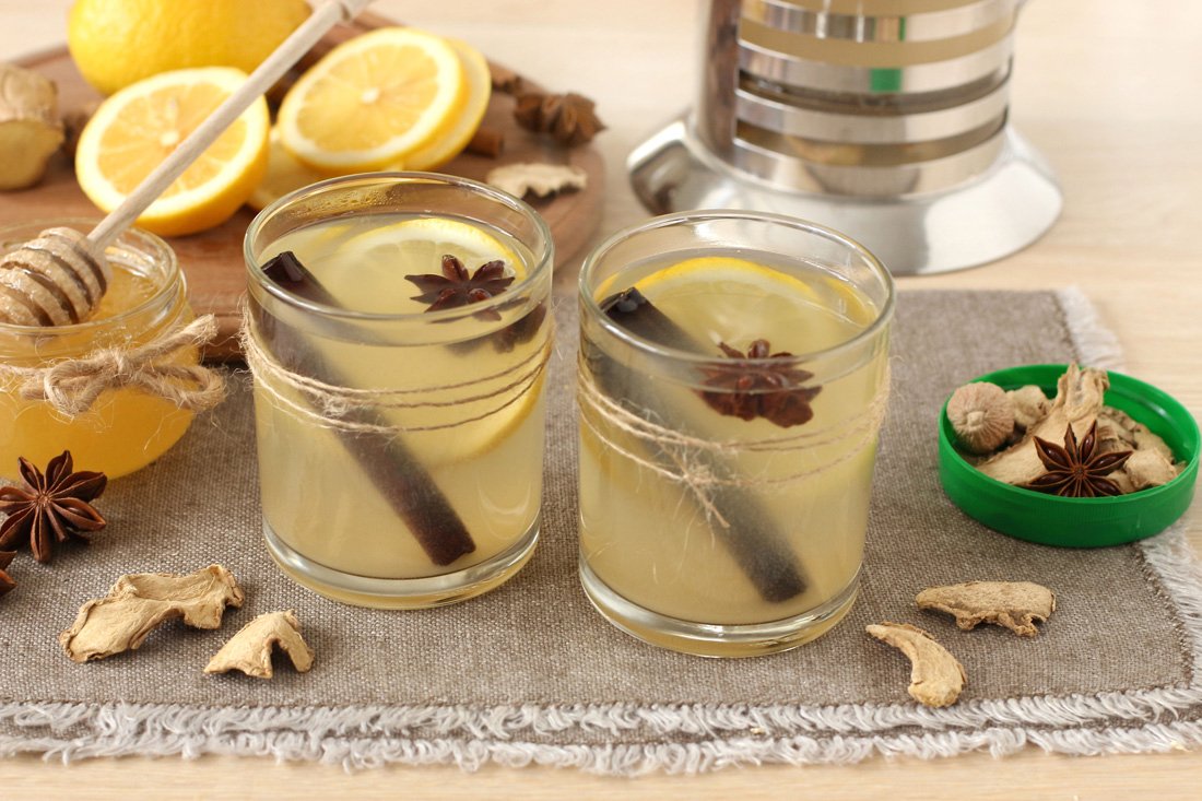 Жиросжигающий напиток из имбиря и лимона для похудения