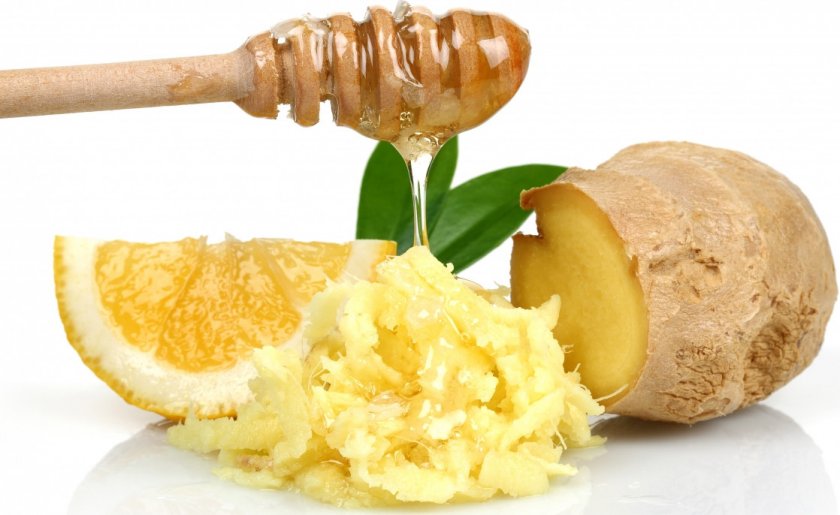 Лечевная смесь: имбирь с медом и лимоном