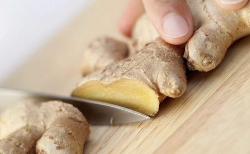 Нарізаємо імбир