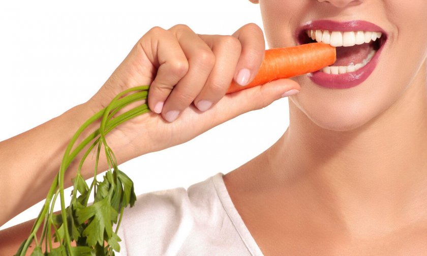 Употребление моркови в сыром виде