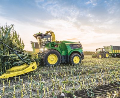 Дебют John Deere Forager на Highland Show