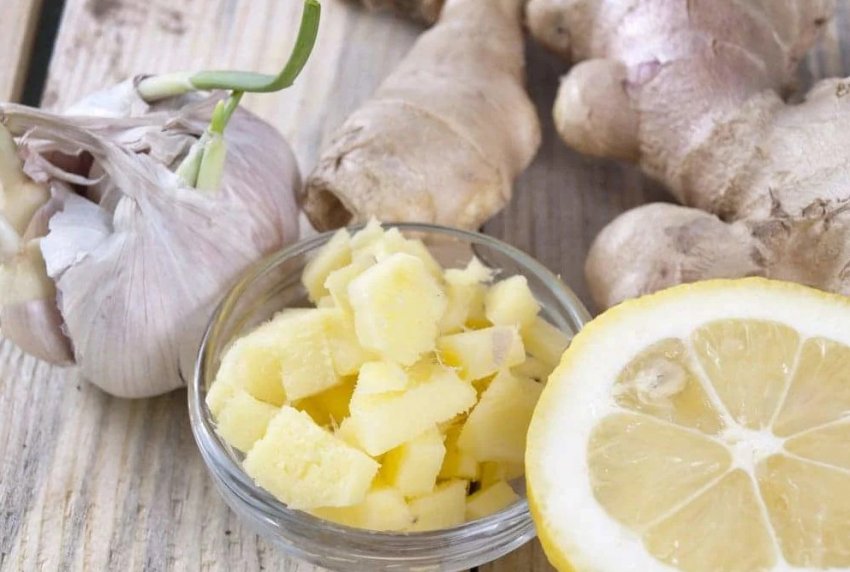 Імбир з часником