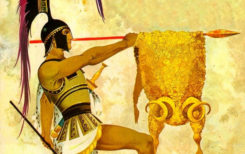 Ілюстрація міфу про Золоте руно Ілюстрація міфу про Золоте руно