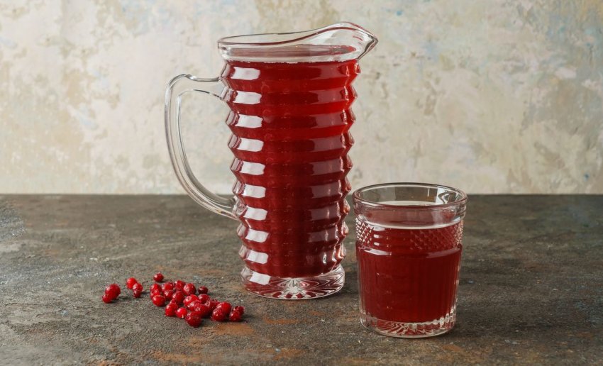Клюквенный морс