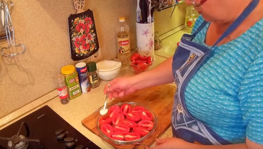 Помідори з цукром