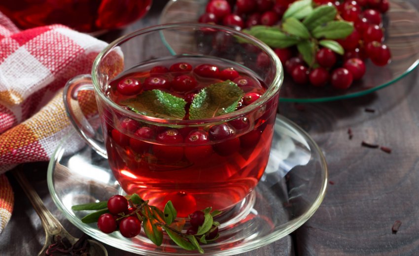 Чай з брусниці