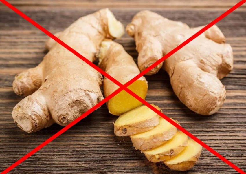 Протипоказання до вживання імбиру