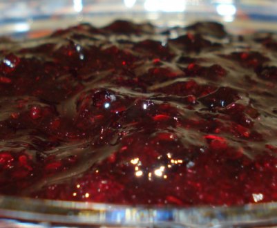 Чорна смородина протерта з цукром на зиму