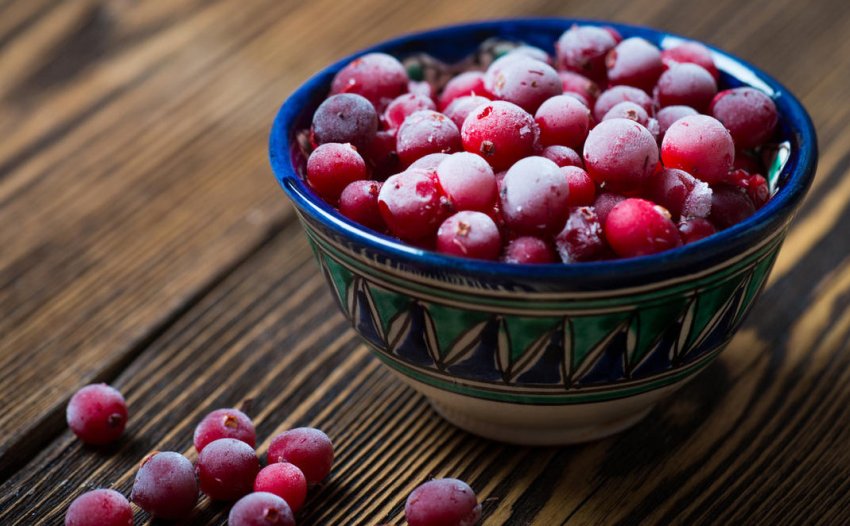 Заморожена журавлина